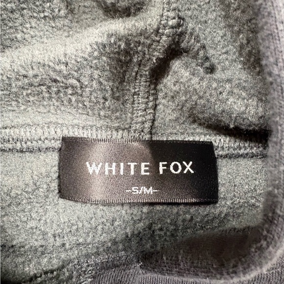 White Fox Black Lounge Essentials Era 8 Hoodie Size S/M - Picture 5 of 6